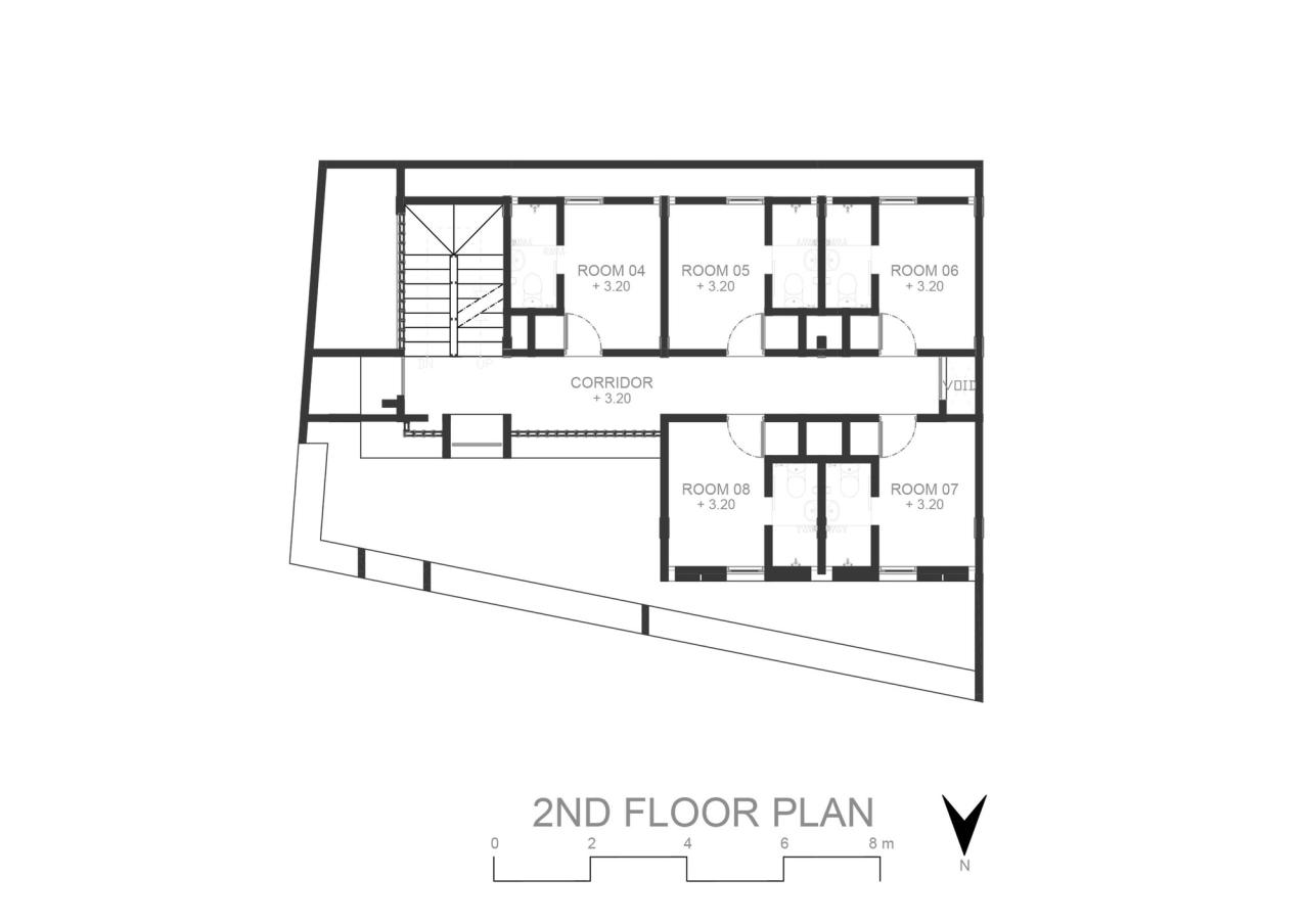 Contoh desain rumah kost sederhana