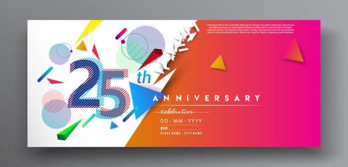 Contoh desain banner anniversary komunitas