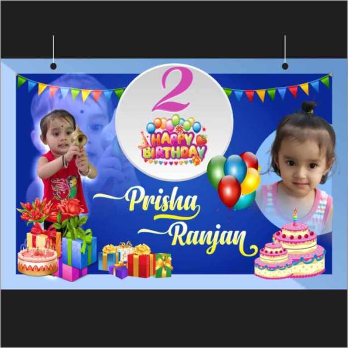 Birthday banner template vector vecteezy